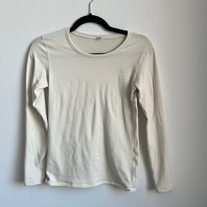 Uniqlo off white heat tech ultra warm